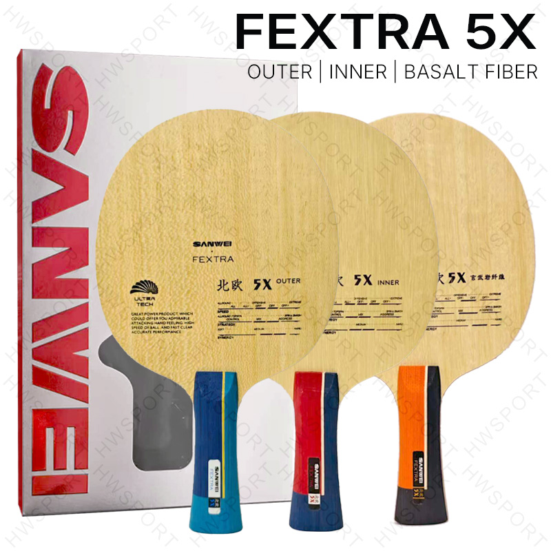Desk Setup Tips - SANWEI FEXTRA 5X 탁구 블레이드 내부