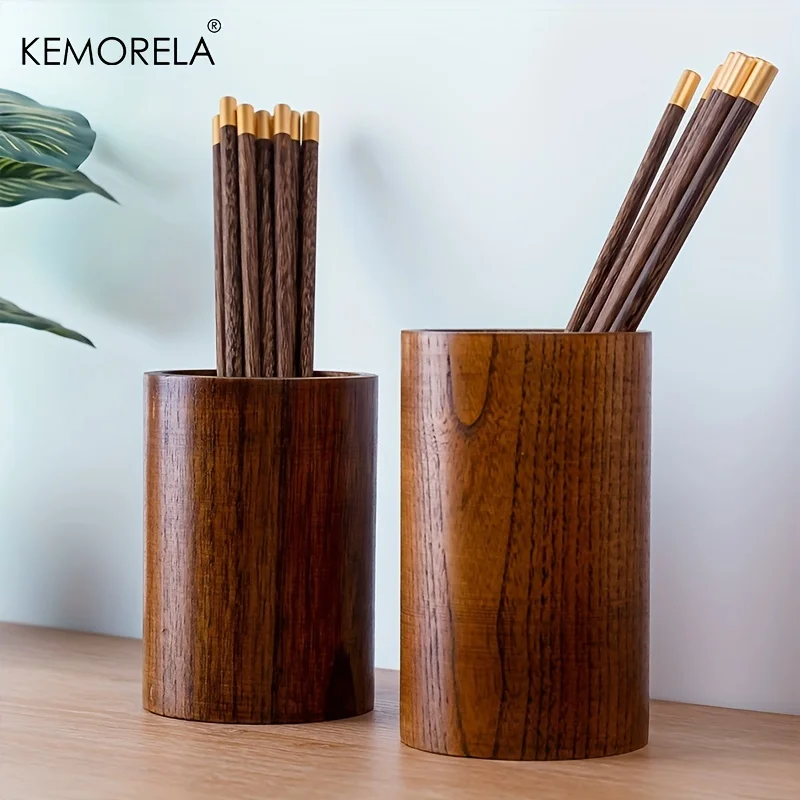 Drawer Organizer Bamboo - 1개입 나무 젓가락 홀더 - 서랍용