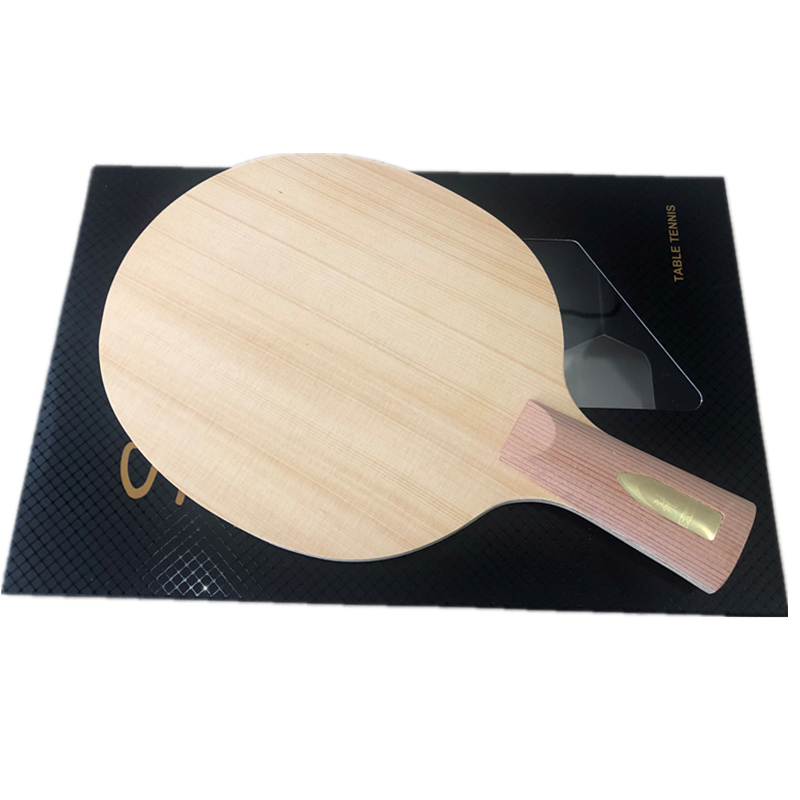Desk Setup Tips - Stuor BLUE Carbon Hinoki 탁구 블레이드
