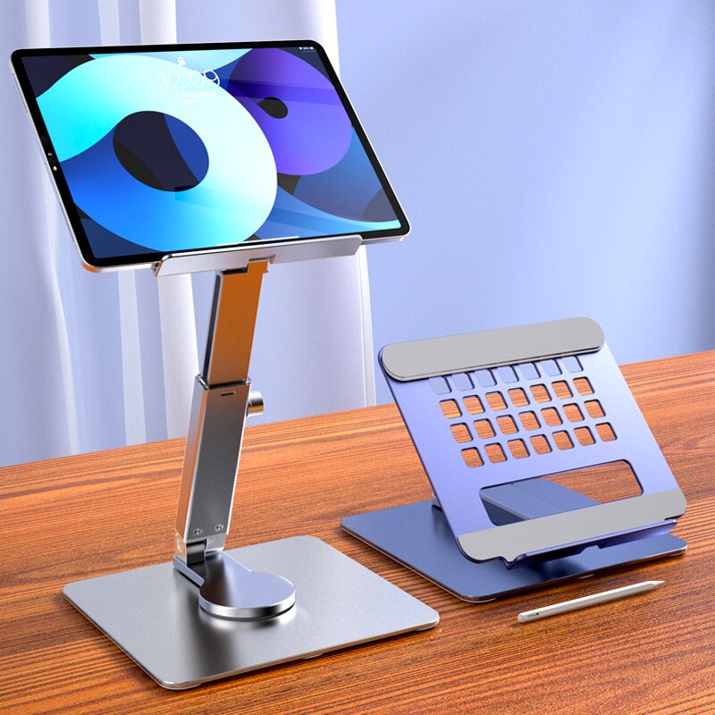 알루미늄 태블릿 스탠드 360 ° 회전 접이식 조절 가 - Desk Setup Ipad 리뷰 및 가격