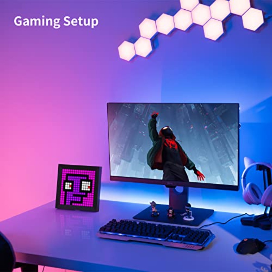 LED 라이트 픽셀 디스플레이 패널, RGB 라이트 바 - Desk Room Setup 리뷰 및 가격
