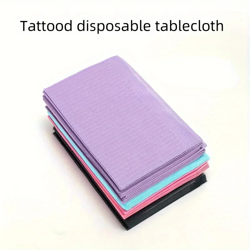 50PCS 일회용 문신 클린 패드 다색 문신 Bibs  - Desk Setup Clean 리뷰 및 가격