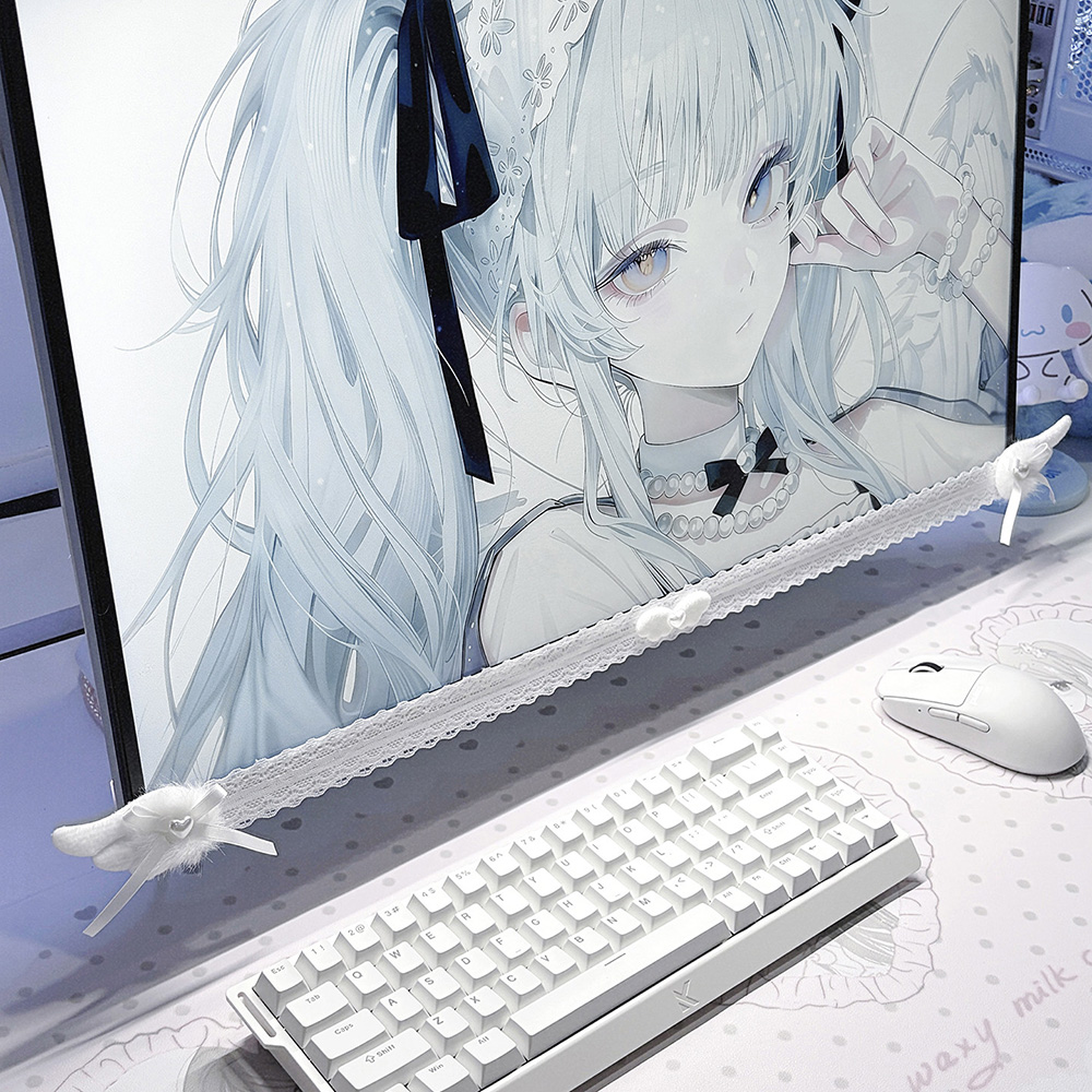 새로운 화면 장식 화이트 레이스 모니터 트림과 플러시  - Desk Setup Computer 리뷰 및 가격