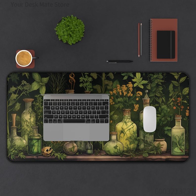 Witchy Botanical Potions 식물 책상 - Desk Setup With Plants 리뷰 및 가격