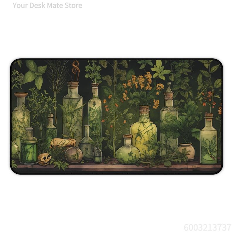 Witchy Botanical Potions 식물 책상 - Desk Setup With Plants 리뷰 및 가격