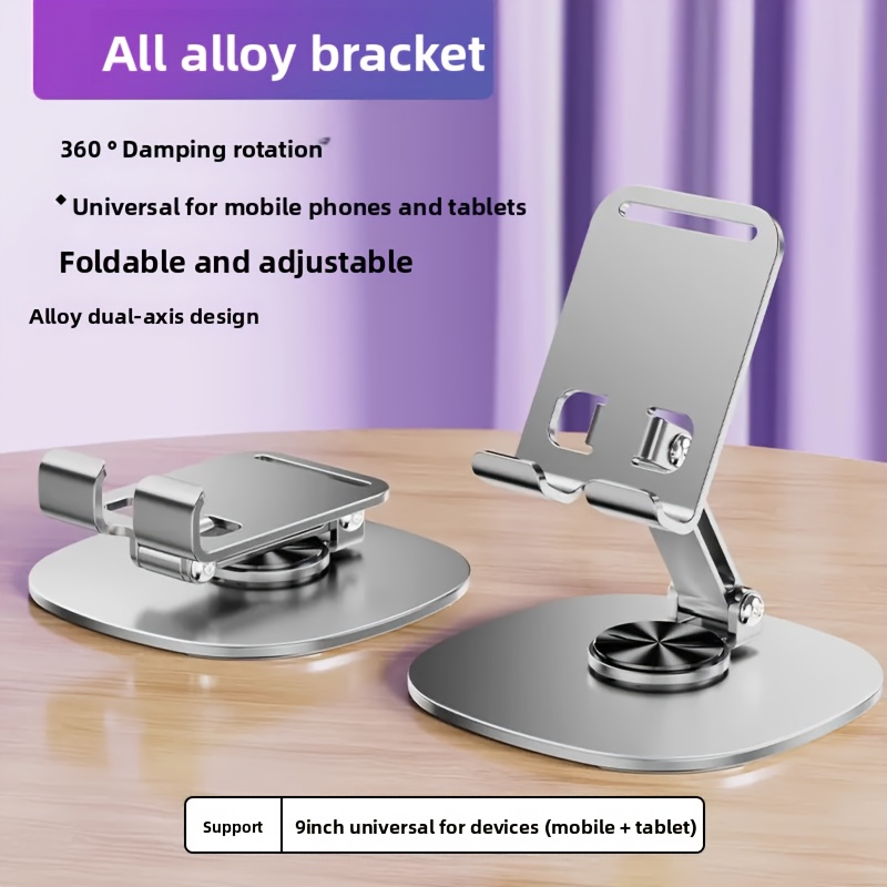 360 °   금속 휴대폰 거치대, 조절 및 접이식 스 - Desk Setup Essentials 리뷰 및 가격