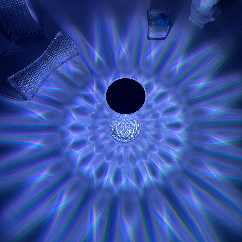크리스탈 침대 옆 테이블 램프 크리스마스 아크릴 장식  - Led Desk Light Usb 리뷰 및 가격