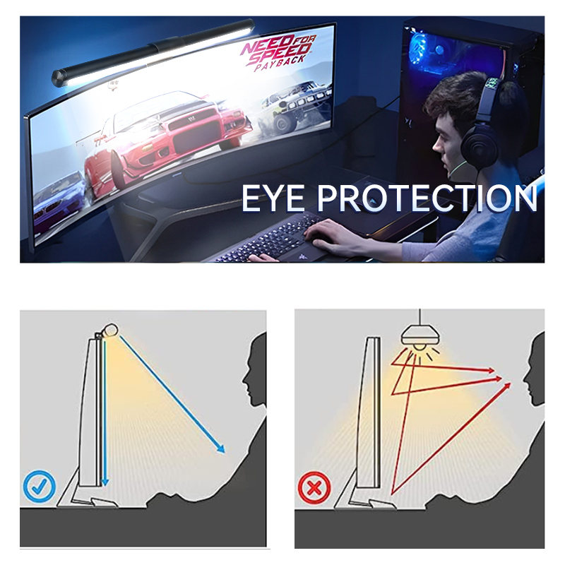 모니터 바 LED 데스크 라이트 컴퓨터 게임 Pc 디밍 - Led Desk Light Usb 리뷰 및 가격