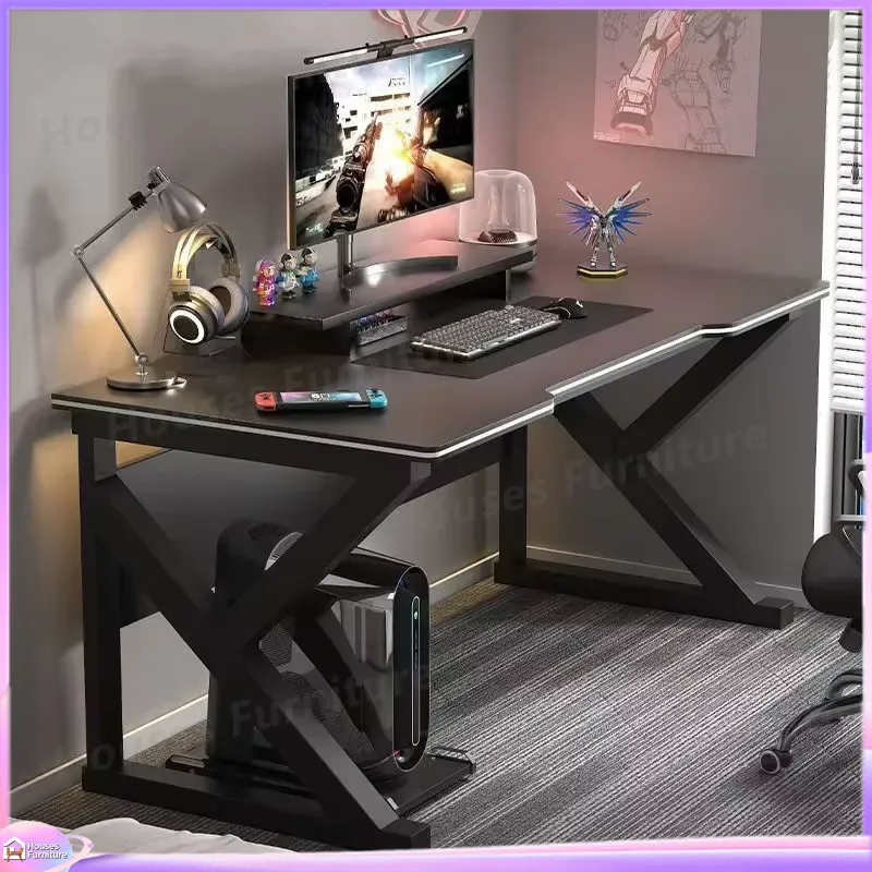 카페 메탈 게이밍 데스크 블랙 MDF 컴퓨터 테이블(P - Desk Setup Gaming Pc 리뷰 및 가격