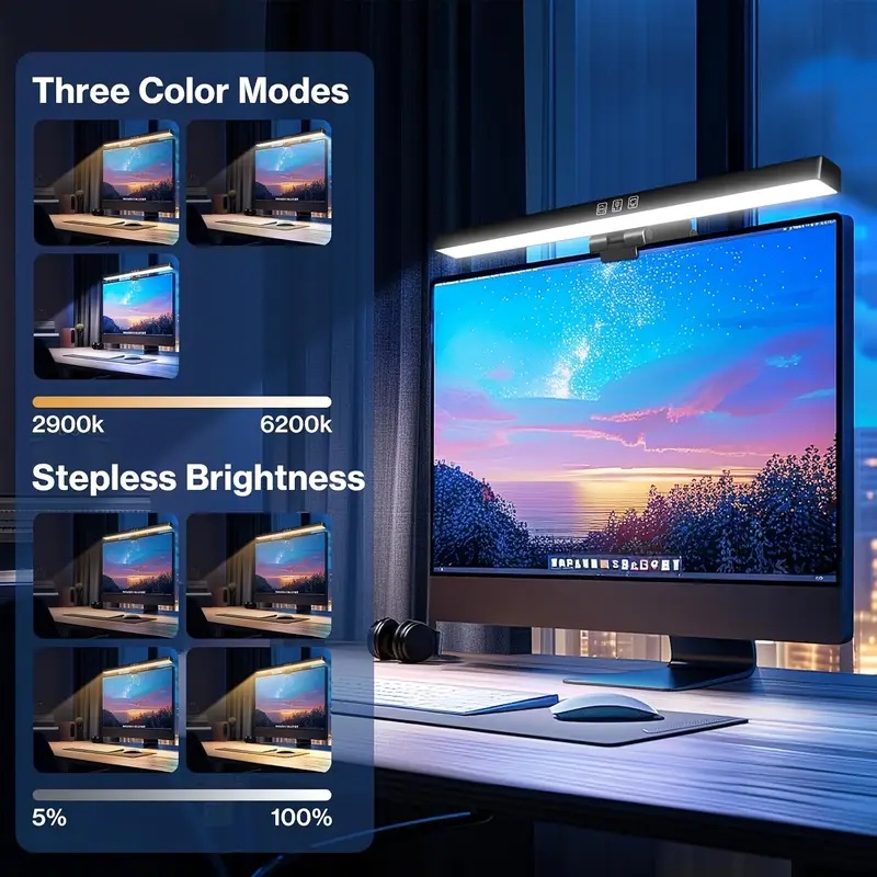 Led 컴퓨터 모니터 라이트 바 책상 조명 스크린 연구 - Led Desk Light Usb 리뷰 및 가격