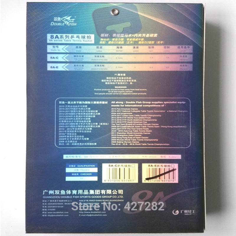 오리지널 더블 피쉬 탁구 라켓 8 AC 8A-C 우드  - Desk Setup Tips 리뷰 및 가격