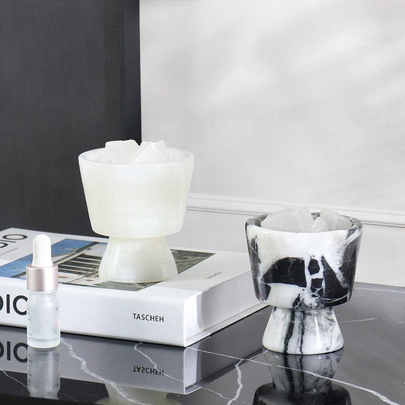 홈 데코레이션, 대리석 캔들 홀더, 아로마테라피 컵,  - Desk Setup Essentials 리뷰 및 가격