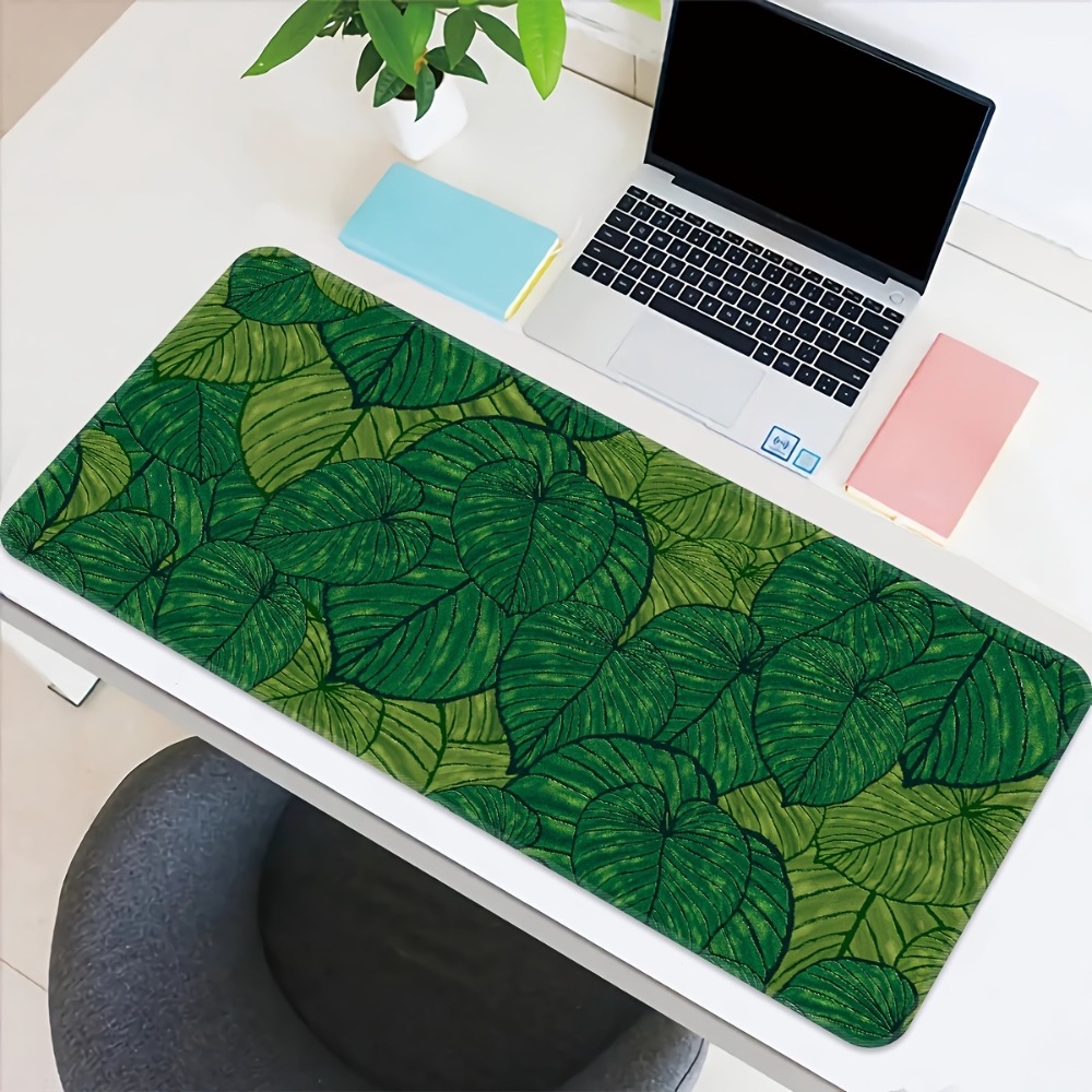 열대 녹색 잎 모양 확장형 마우스 패드, 말레이 호랑이 - Desk Setup With Plants 리뷰 및 가격