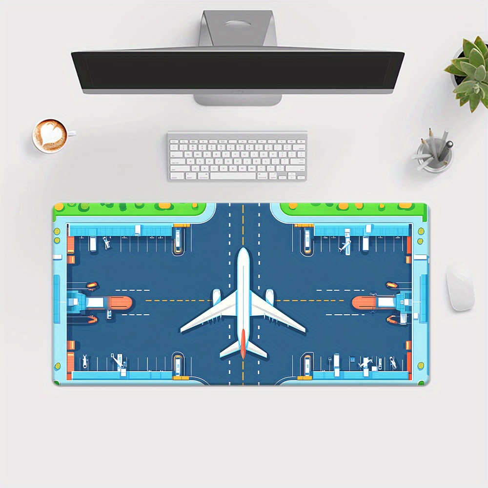 비행기 활주로 마우스 패드 대형 확장형 데스크 매트 게 - Desk Setup Gaming Pc 리뷰 및 가격