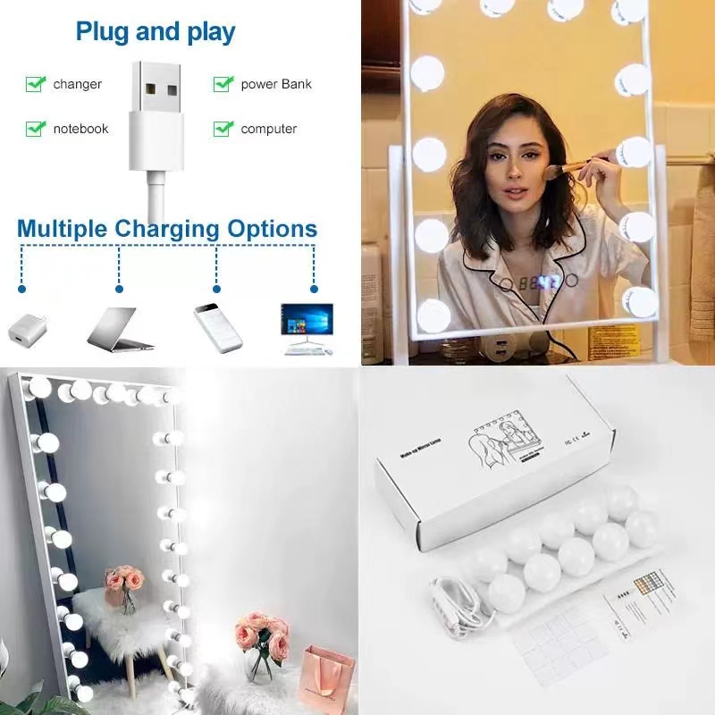 LED 라이트 페이스트 미러 메이크업 전구, 메이크업  - Led Desk Light Usb 리뷰 및 가격