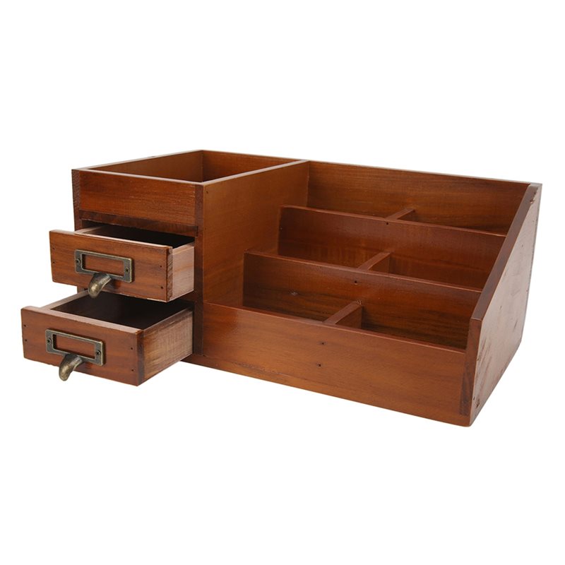 CHCH 나무 보관 캐비닛 레트로 디자인 다층 데스크탑 - Drawer Organizer Bamboo 리뷰 및 가격