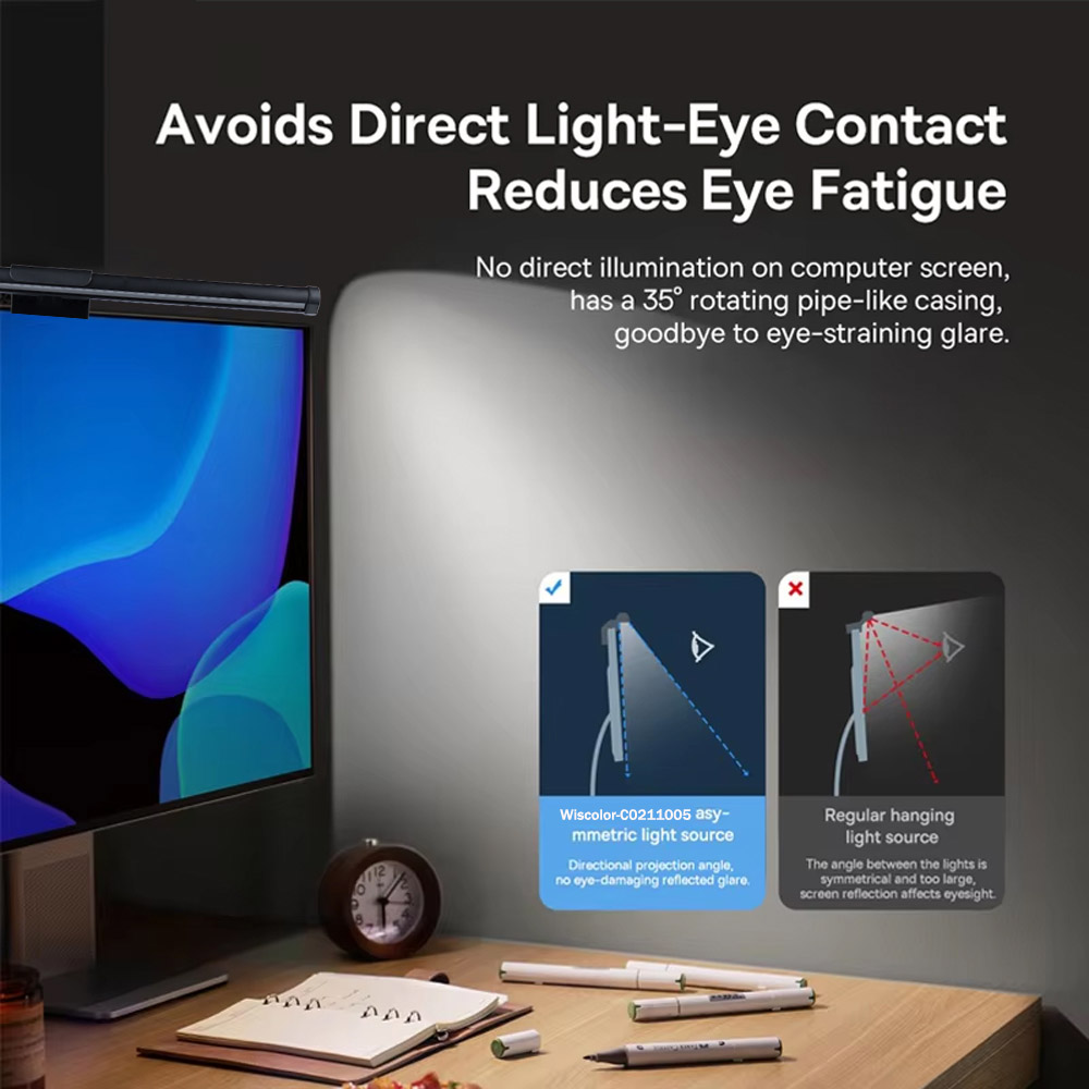 Wiscolor LED 스크린 모니터 교수형 라이트 바 - Led Desk Light Usb 리뷰 및 가격