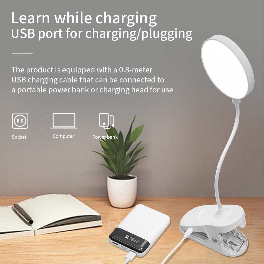 LED 클립 데스크 램프 360 °   유연한 터치 디 - Led Desk Light Usb 리뷰 및 가격