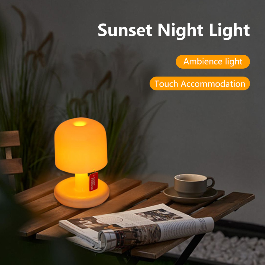 선셋 램프 미니 터치 무드등 USB C 충전식 디밍 가 - Led Desk Light Usb 리뷰 및 가격