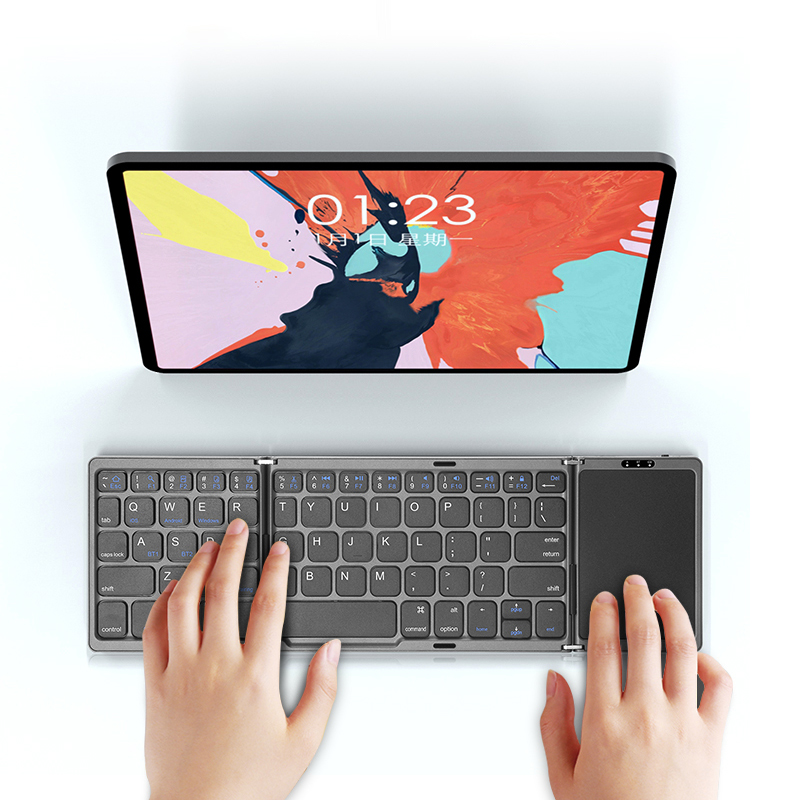 한국어 영어 미니 휴대용 접이식 키보드 IOS 안드로이 - Desk Setup Ipad 리뷰 및 가격